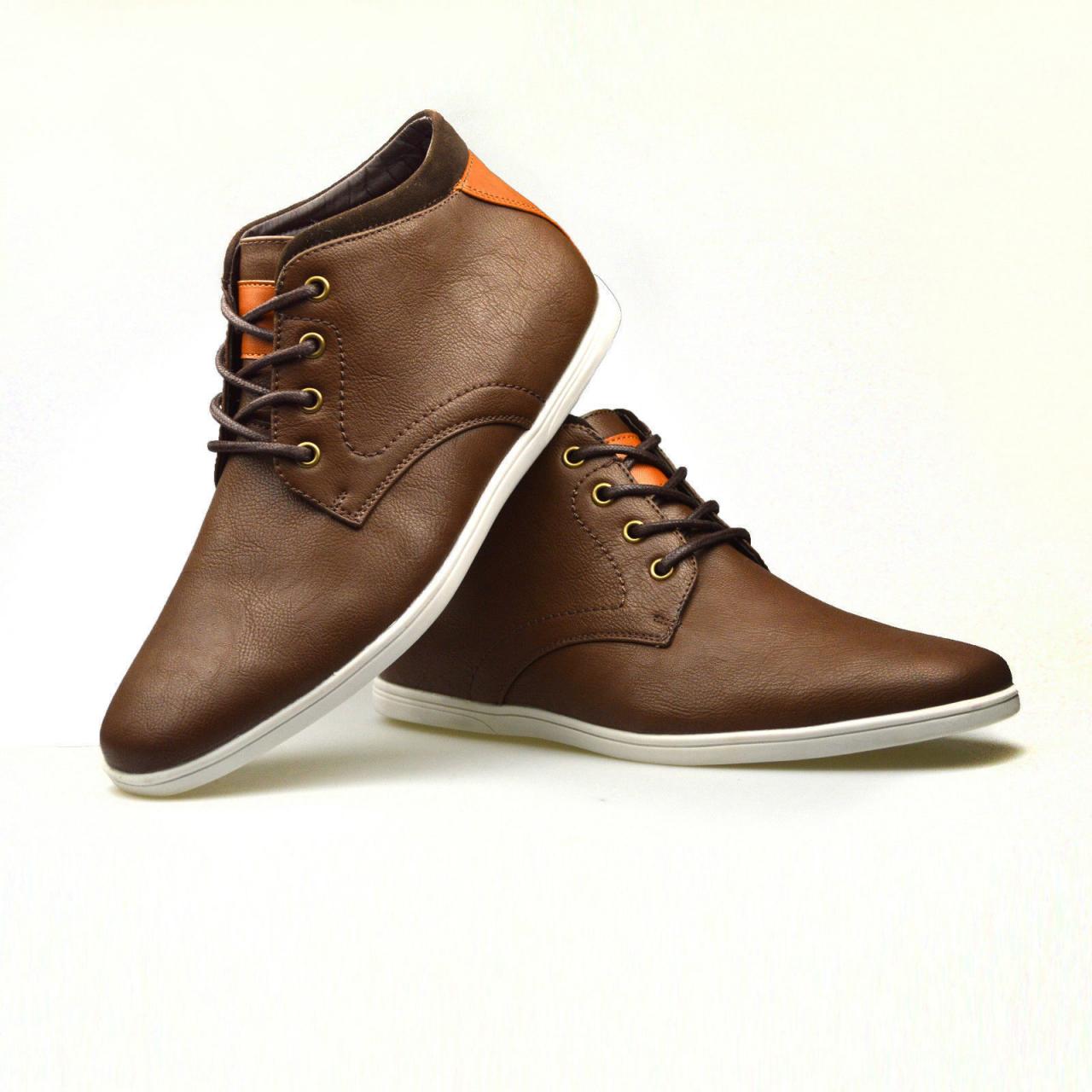 Customized Handmade Brown Color Leather Men�s Dress Ankle Customized Handmade Brown Color Leather Men�s Dress Ankle