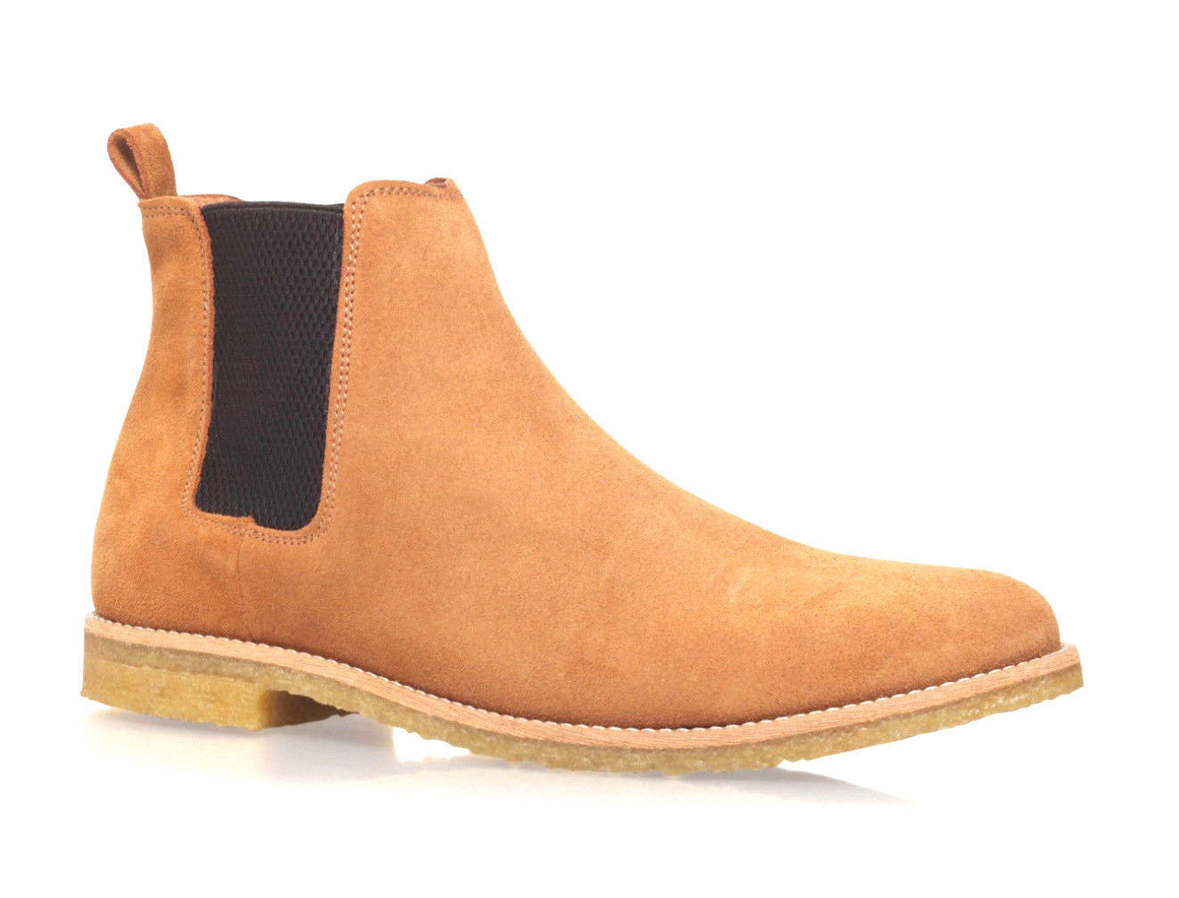 Light Brown Chelsea Boots Mens : Vegan Chelsea Boot | FAIR Chelsea Boot Men Light Brown | avesu 